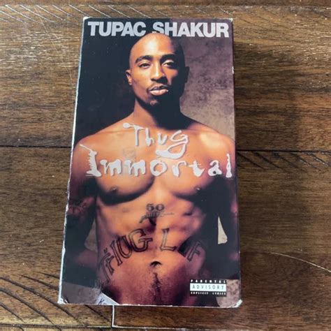 TUPAC SHAKUR THUG Immortal VHS Rap Hip-Hop Documentary Music Xenon Rare $9.99 - PicClick