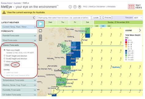 Using MetEye for boating - Marine Knowledge Centre