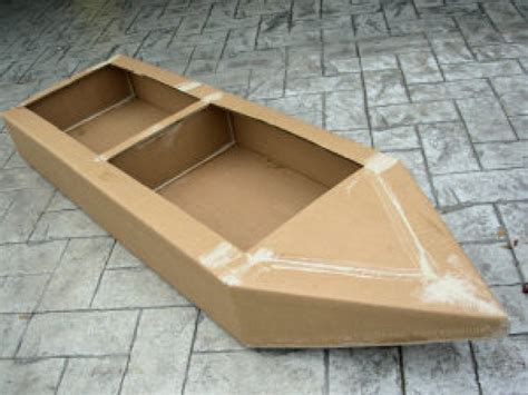 Build cardboard canoe ~ Ocean sailboat