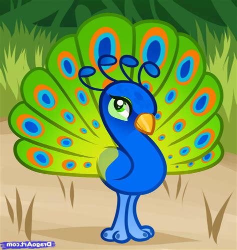 Easy Peacock Drawing at GetDrawings | Free download