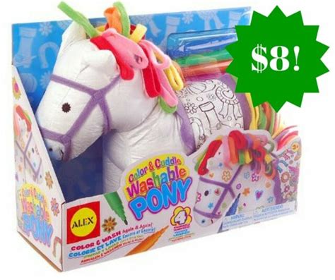 Amazon: ALEX Toys Craft Color and Cuddle Washable Pony Only $8 (Reg. $18)