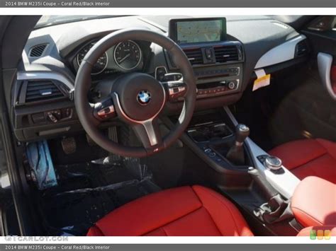 Coral Red/Black 2014 BMW M235i Interiors | GTCarLot.com