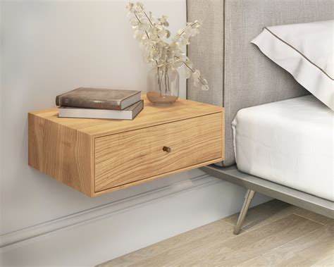Modern Floating Bedside Table / 10 Super Chic Floating Bedside Table Designs For The Bedroom ...