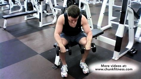 Reverse Wrist Curls With Dumbbells - YouTube