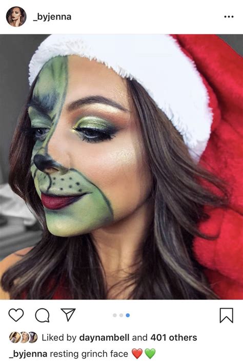 Grinch Makeup! | Artistry makeup, Makeup, Christmas makeup