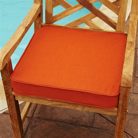 Mozaic Company 22.5 x 22.5 Sunbrella Solid Outdoor Square Deep Seat ...