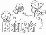 Adorable February Coloring Page  Free Printable Pages For Kids sketch template