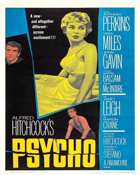 Psycho 1960 Digital Movie Poster Print Instant Download | Etsy