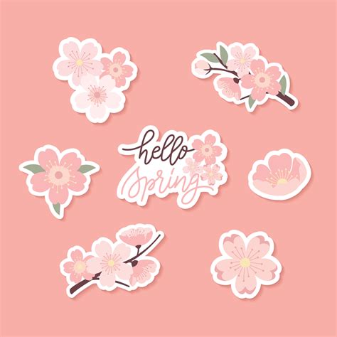 Electronics & Accessories Decals & Skins Kawaii Cherry Blossom Cute ...