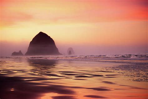 Cannon Beach Haystack Rock by Ryanjlane