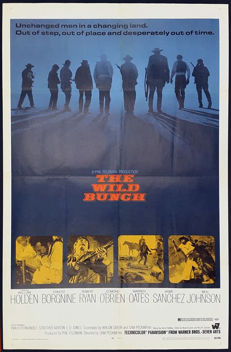 THE WILD BUNCH (1969) Sam Peckinpah Original US One Sheet Poster | Picture Palace Movie Posters