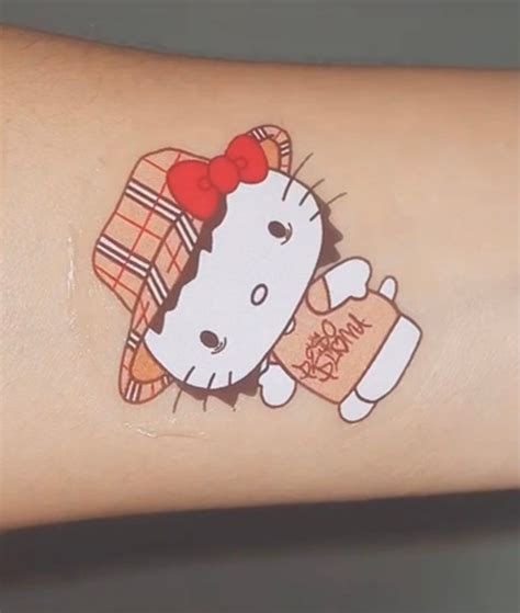 Temporary Tattoos, Peso Pluma Tattoos, Kitty Peso Pluma Tattoos, Peso Pluma Accessories - Etsy