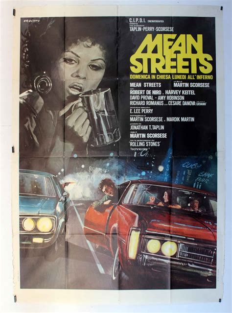 "MEAN STREETS" MOVIE POSTER - "MEAN STREETS" MOVIE POSTER