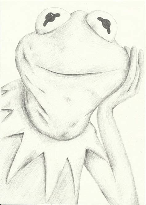 Kermit The Frog Sketch at PaintingValley.com | Explore collection of ...