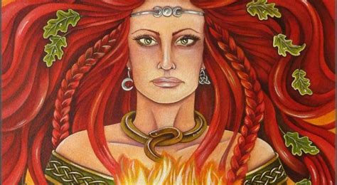 Celtic Goddess Brigid and the Story of the Enduring Deity Brighid Goddess, Fire Goddess, Pagan ...