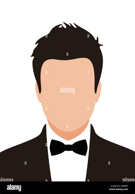 Businessman ID photo, vector illustration Stock Vector Image & Art - Alamy