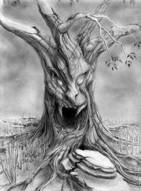 Tree Drawings Pencil, Dark Art Drawings, Tattoo Design Drawings, Tree Of Life Tattoo, Tree ...