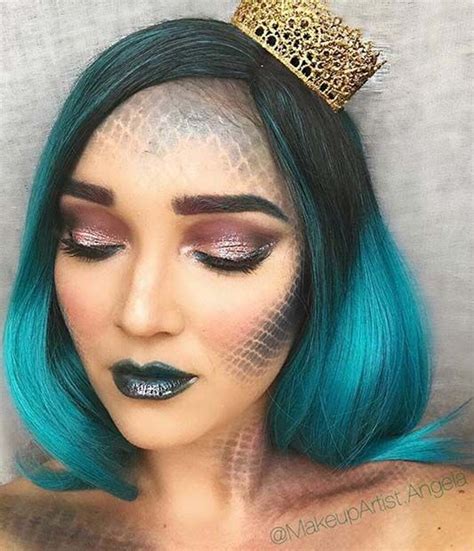 Mystical Mermaid Makeup for Creative DIY Halloween Makeup Ideas | Halloween makeup diy, Mermaid ...