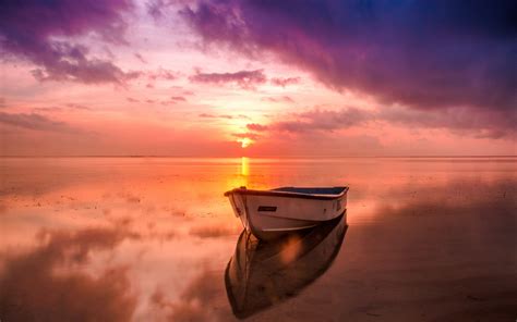 3840x2400 Boat Sea Sunset 4K ,HD 4k Wallpapers,Images,Backgrounds,Photos and Pictures