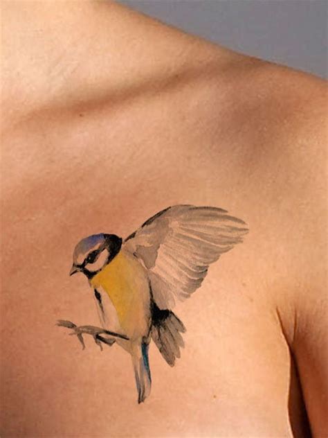 Bird Tattoo Watercolor Tattoo Tattoo Design Digital - Etsy