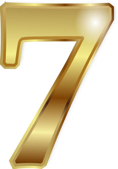 Golden Luxury Numbers (PNG Transparent) | OnlyGFX.com