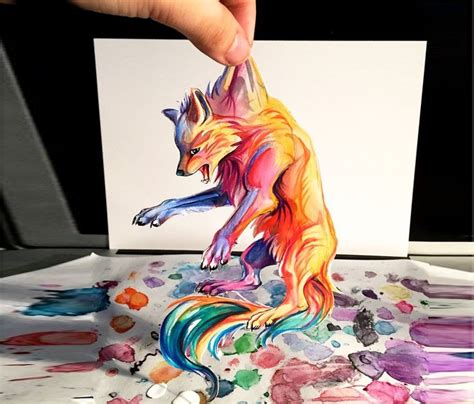 Les dessins d'animaux 2D et 3D de Katy Lipscomb - Dessein de dessin