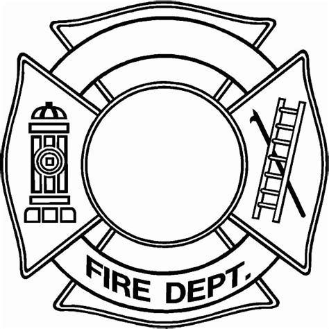 Printable Fireman Hat Template