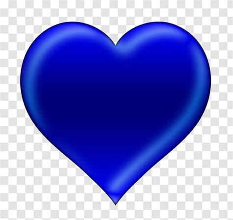 Heart Blue Love Emoji Clip Art Transparent PNG