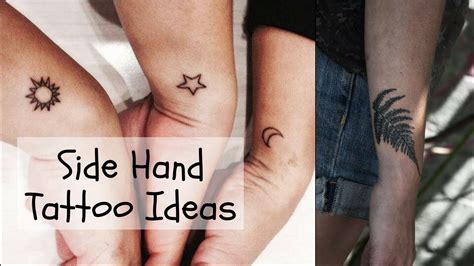 Side Hand Tattoos For Women, Small Tattoos - Tattoo Designs - YouTube