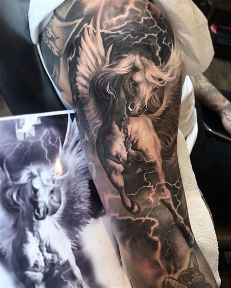 LTF 💉🖤 on Instagram: “Pegasus piece by @ashlewistattoo 🦄. What’s your ...