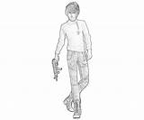 Resonance Of Fate Zephyr Character  How Coloring sketch template