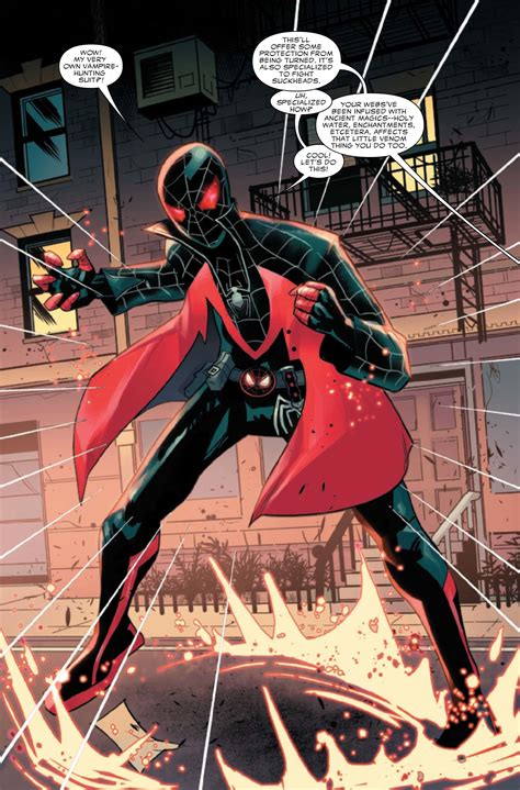 Blade Gifts Miles Morales His Very Own Vampire-Hunting Suit