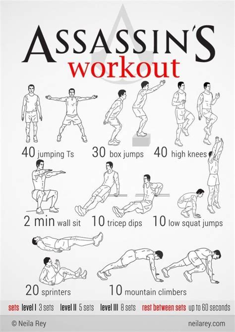 Workouts That Don’t Require Equipment By Neila Rey (46 pictures) | Memolition | Assassins ...