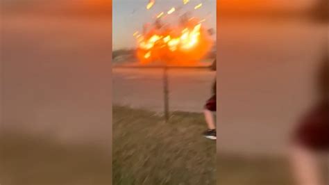 Caught on Video: A Crawford Mosley High School homecoming bonfire explosion in Lynn Haven ...