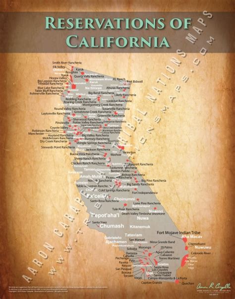 Northern California Indian Tribes Map