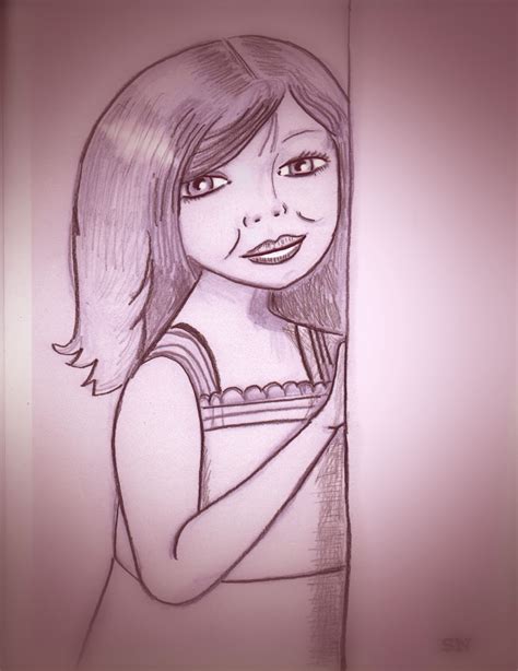 Christian Images In My Treasure Box: Home Drawing Of Young Girl