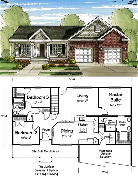 Pin de Ritz-Craft Custom Homes en Popular Plans | Planos de casas ...