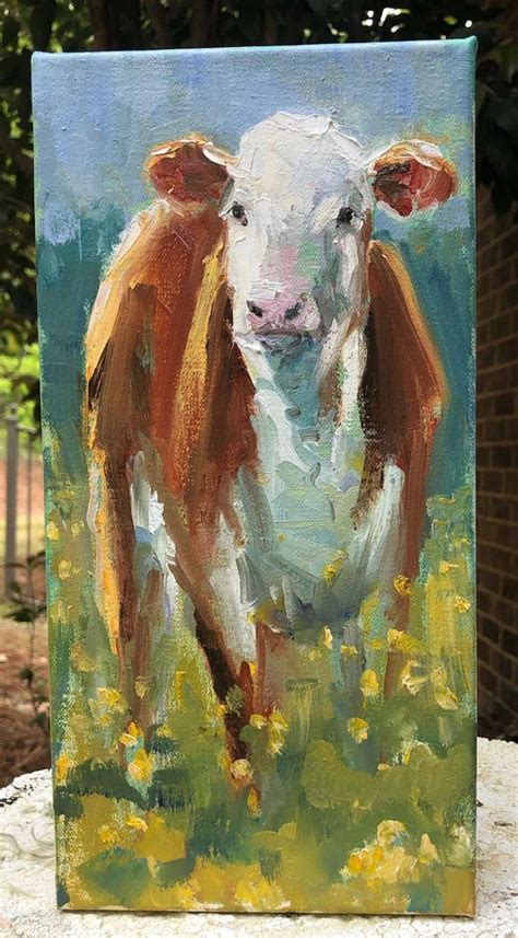 Pin by ~Kelly Acker~ on Art-Cows | Art, Painting, Cow