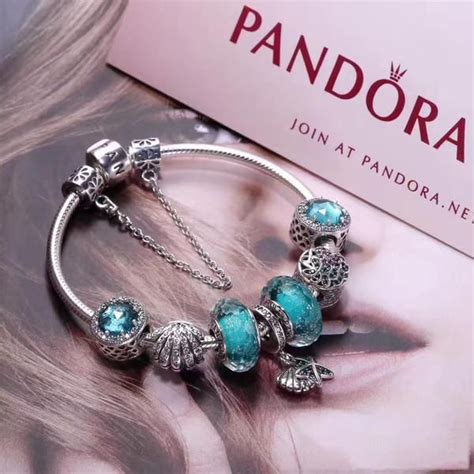 PANDORA 10 PCS BLUE THEME CHARM BRACELET Perfect quality gurantee,it will looks mo… | Pandora ...