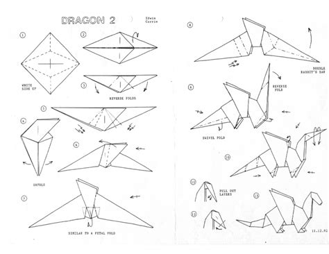 dragon origami | Origami Iñaki y Tade | Pinterest | Origami-Tiere, Origami und Keramik