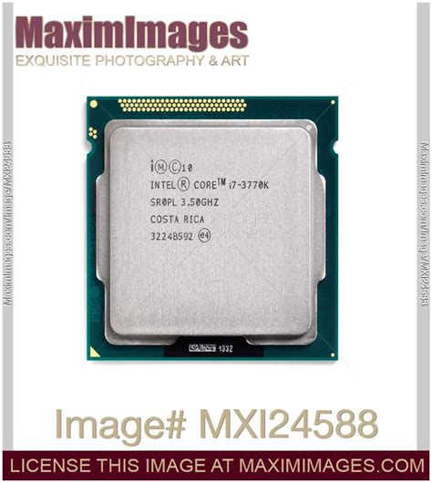 Photo of Intel Core i7 3770K processor CPU | Stock Image MXI24588