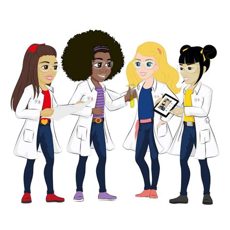 Girls Pursuing Science - Guiding girl to advance science