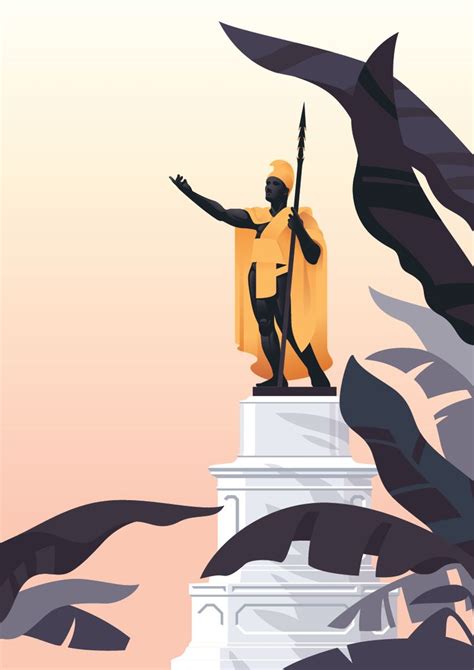 King Kamehameha Statue on Behance | King kamehameha, Kamehameha, Statue