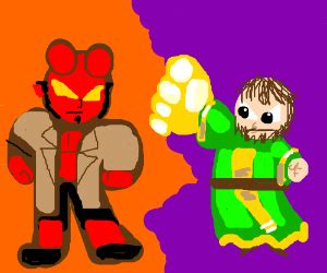 Hellboy vs Rasputin - Drawception