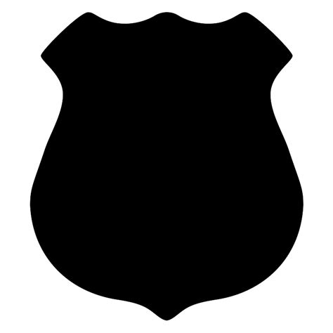 Police Badge Vector SVG Icon - SVG Repo