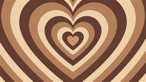 Heart Brown Aesthetic Wallpaper Laptop - Wallpaper Sun | Laptop ...