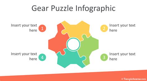 Puzzle Infographics PowerPoint Template | Powerpoint templates, Powerpoint, Infographic