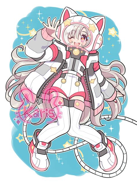 Astronaut03 cute [CLOSED] by KARIS-coba on DeviantArt | Character design, Anime character design ...