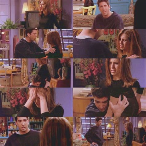 Ross and Rachel...the saddest break-up scene in TV history | Ross and rachel, Friends tv show ...