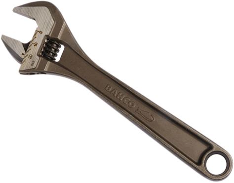 8071 IP Bahco | Bahco Adjustable Spanner, 205 mm Overall, 27mm Jaw Capacity, Metal Handle | 539 ...